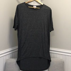 LuLaRoe Heathered Gray Irma XXS